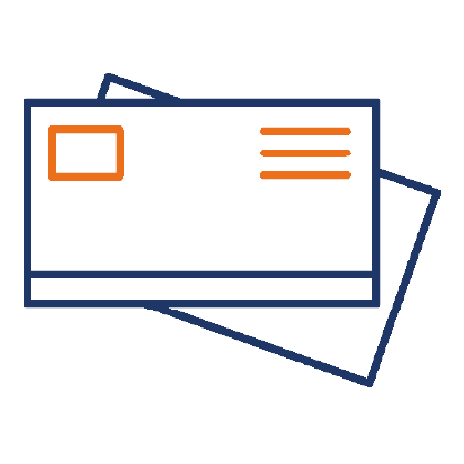 Visiting card icon