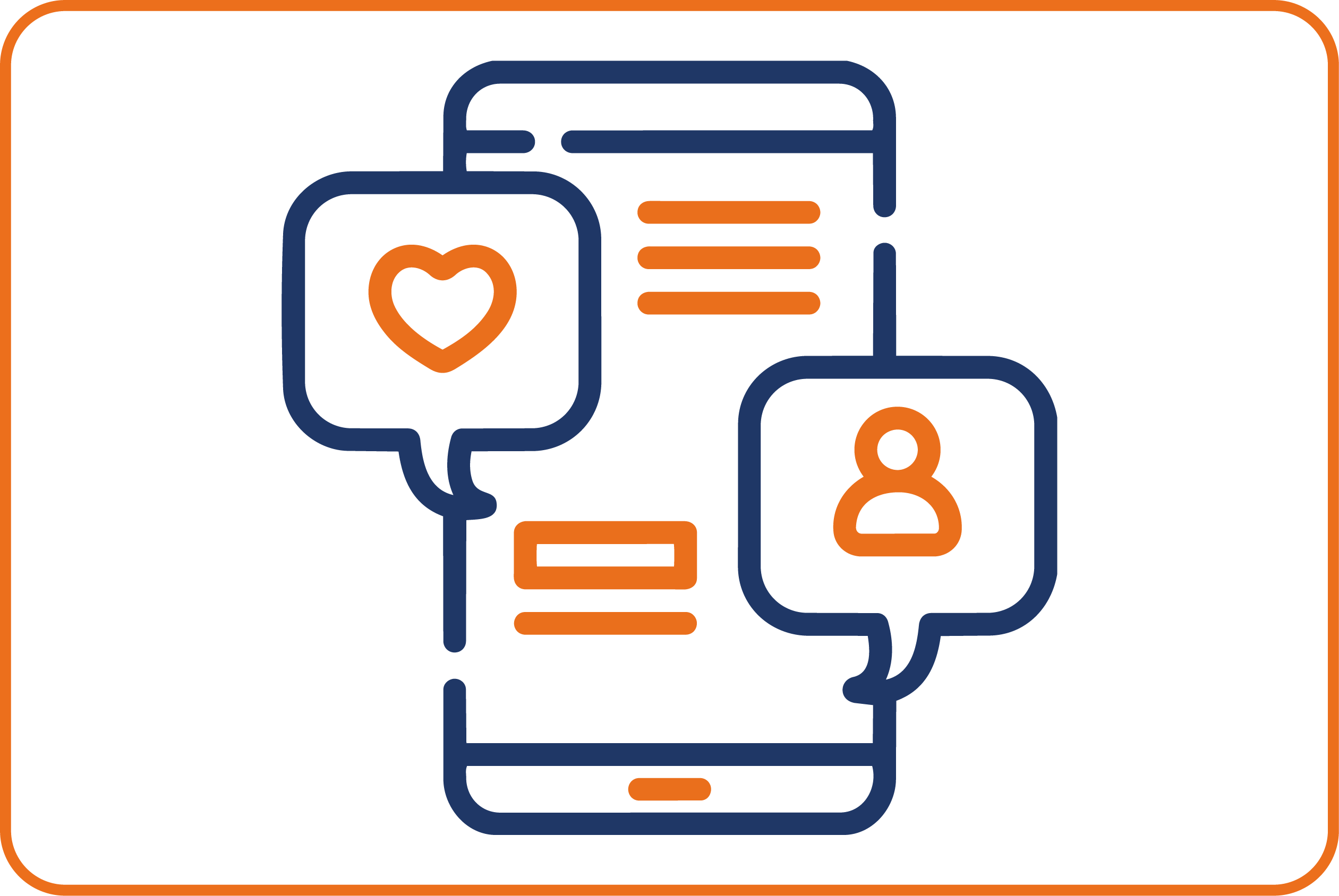 Social media design examples