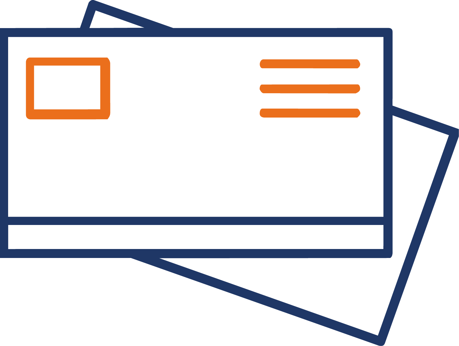 Visiting card icon